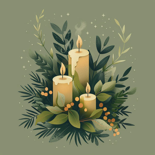 Realistic adventure clipart with soft gradients on olive