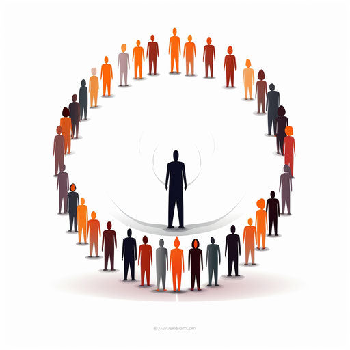 Unity clipart in the style of Minimalist, on a white background