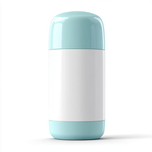 3D Deodorant on flat white background, isolated clipart