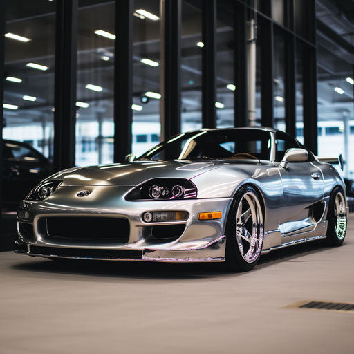 Classic chrome Toyota Supra