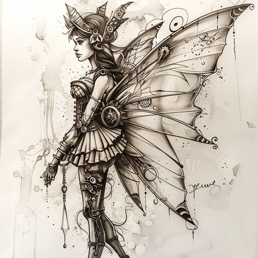 Fairy Tattoo Design Masterpiece