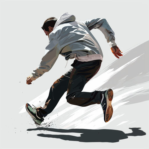 Moving clipart in photo realistic style with flat white background