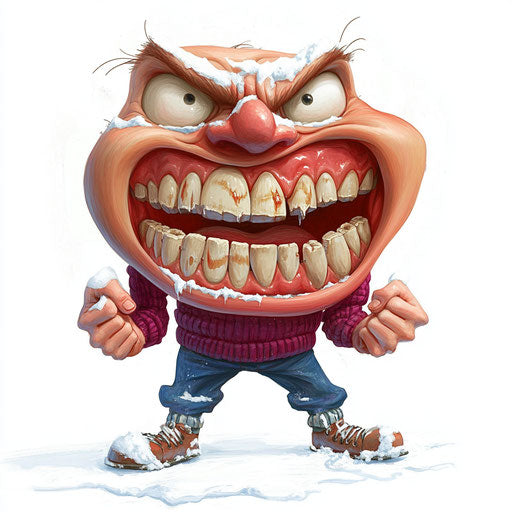 Innovative Winter Caricature Clipart for Event Decorations