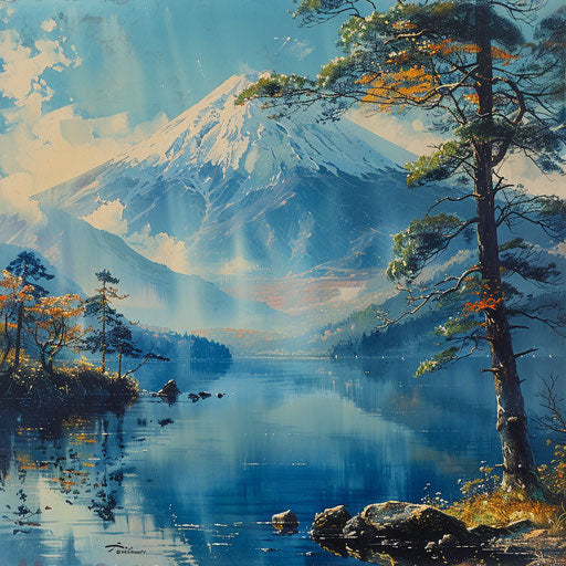 Top-class painter Japanese painting Mt. Fuji