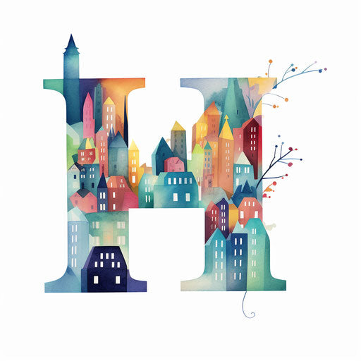 Minimalist style clipart on a white background