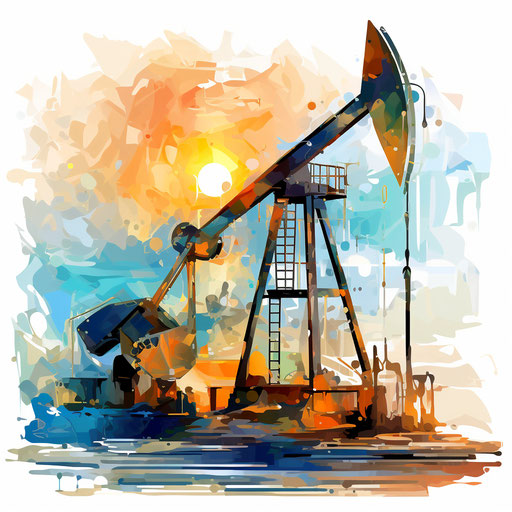 Energetic illustration in the style of Impressionistic Art