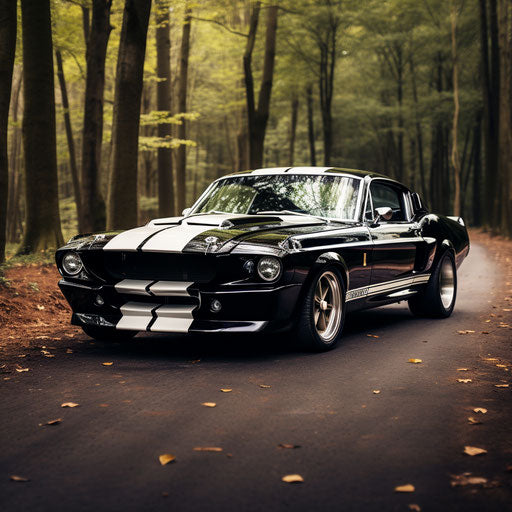 Classic Ford Mustang GT Shelby front view