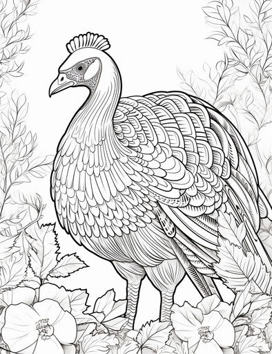 Coloring page for kids, intricate engravings style