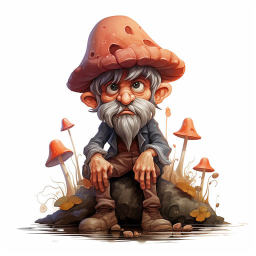 Cartoon clipart in the style of Chiaroscuro Art