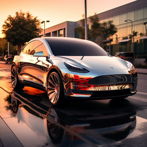 tesla model y chrome