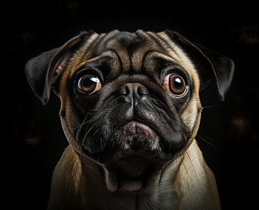 Poignant gaze upwards