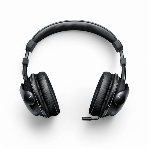 Headset clipart in a photo realistic style on white background