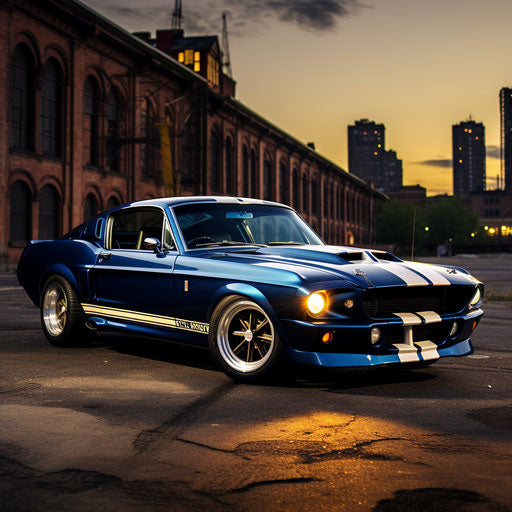 Classic Ford Mustang GT Shelby Sports Car