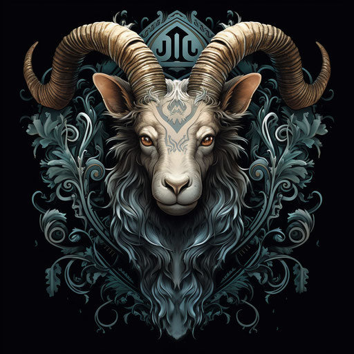 Totem letter graphic design images in detailed wildlife style