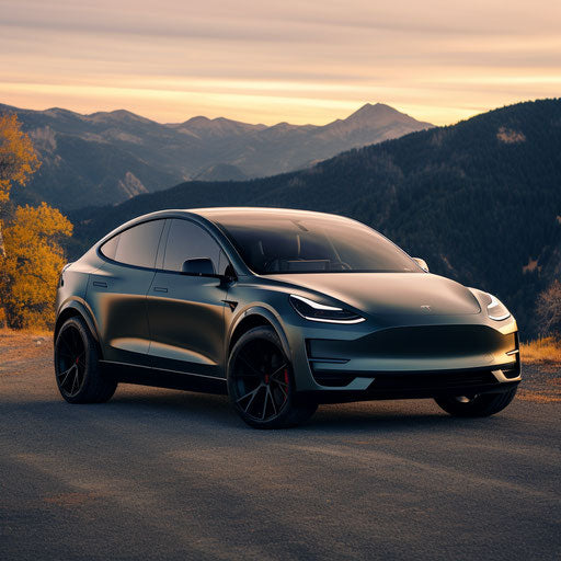Luxury variant of Tesla Model Y with high-end finishes