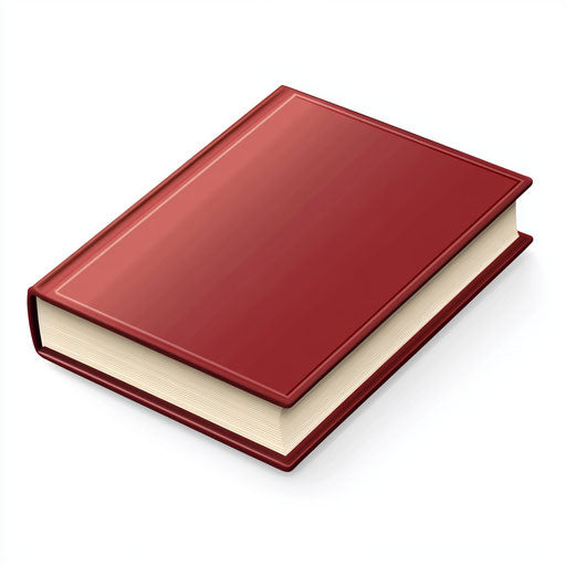 3D Photo Album on flat white background, isolated clipart