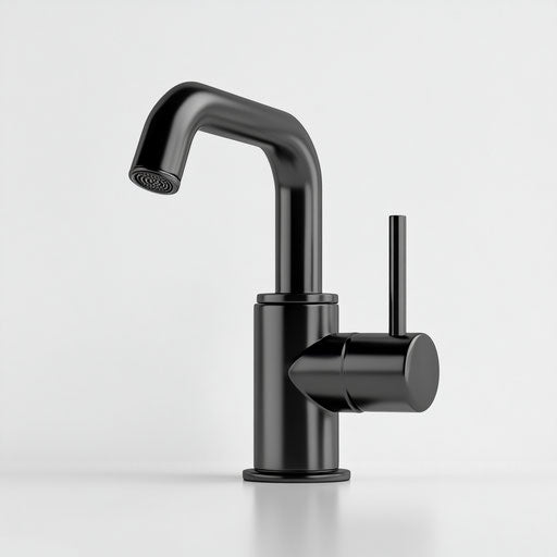 3D faucet on flat white background