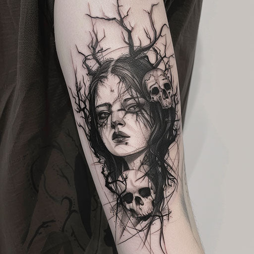 Persephone Tattoo Sketch Collection