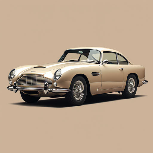 Elegant Aston Martin db5 Champagne color