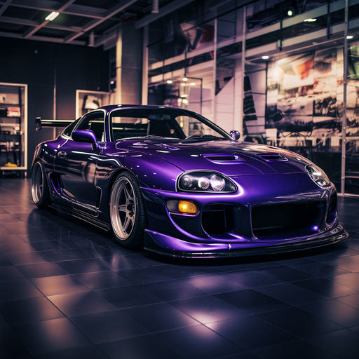 Toyota Supra classic Bright purple