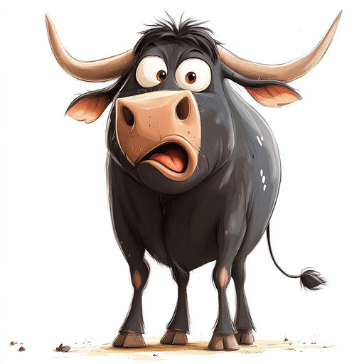 Essential Ox Caricature Clipart for Modern Marketing