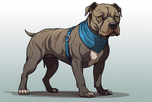 Modern playful guard dog