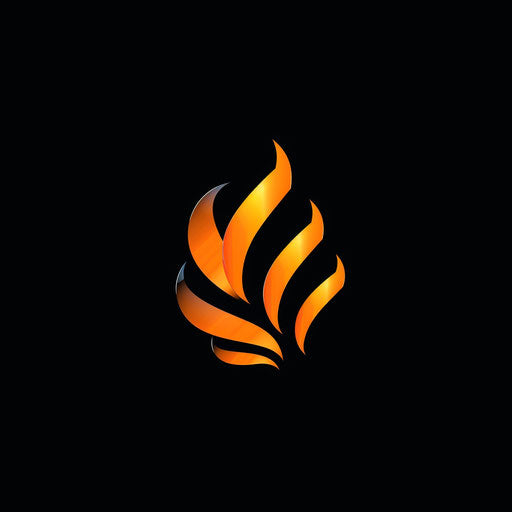 Dynamic logo with strong contrast and powerful design