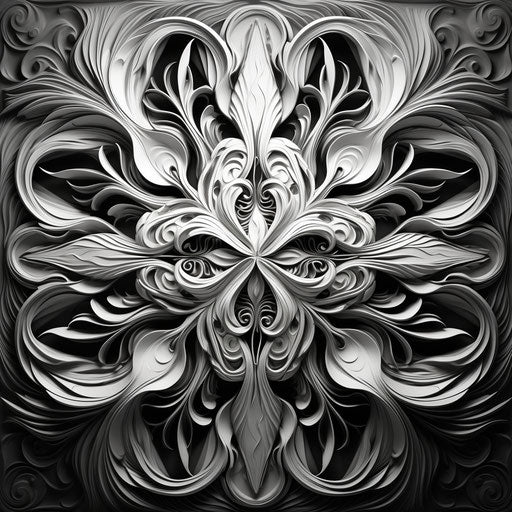 Elegant pattern on background with abstract shape