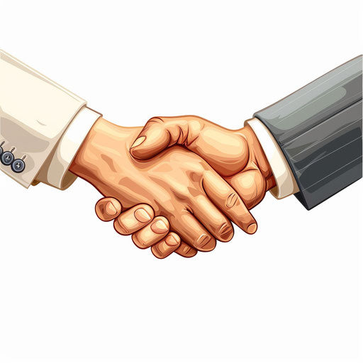 Trust clipart in photo realistic style on flat white background