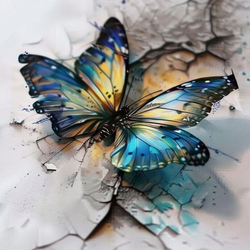 Bold 3d Butterfly Tattoo Design Pack