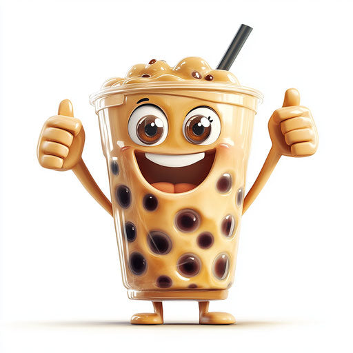 Ultimate Bubble Tea Caricature Clipart Resource for Creatives