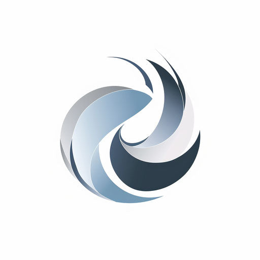 Brand logo with muted colors and professional appearance