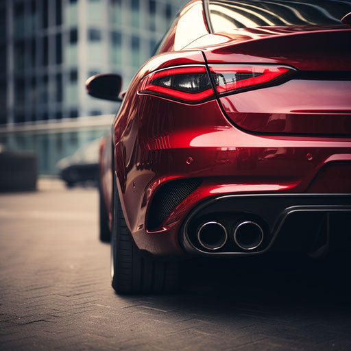 Classic larger exhausts Alfa Romeo Giulia Quadrifoglio