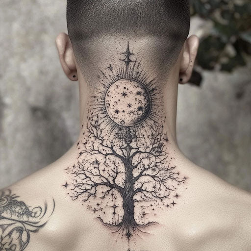 Back Neck Tattoo Men Tattoo Flash Collection