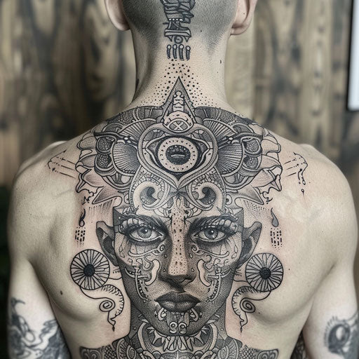 Brother tattoos with intricate details