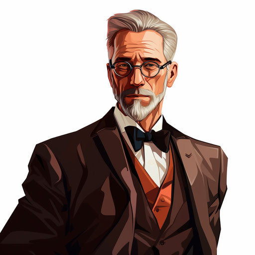 Main illustration in Minimalist style on a white background