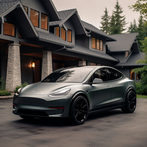 Luxury variant of the Tesla Model Y with high-end finishes