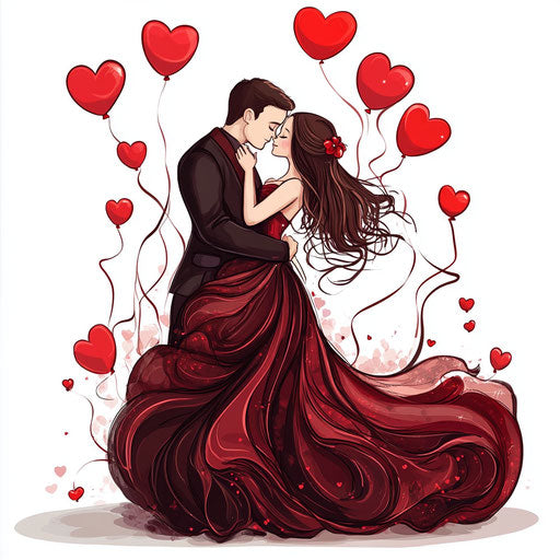 Vectorized Love for Valentine's Day