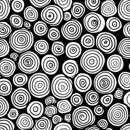 Playful arrangement of circles in honeycomb structure