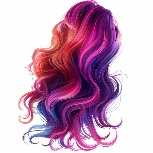 Realistic hairdresser clipart on flat white background