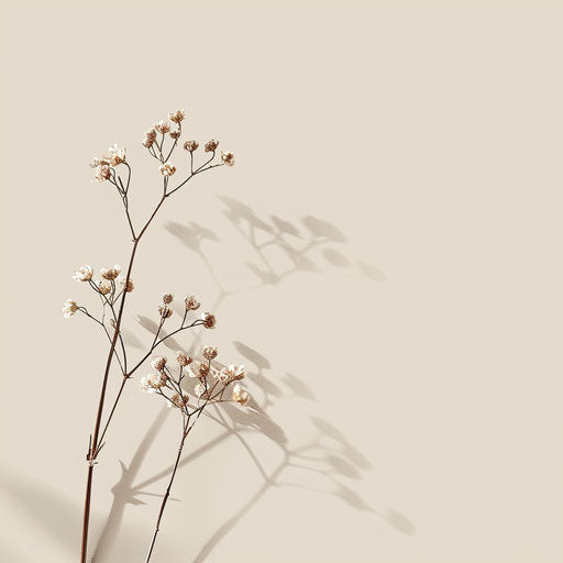 Realistic clipart with muted tones and elegant simplicity