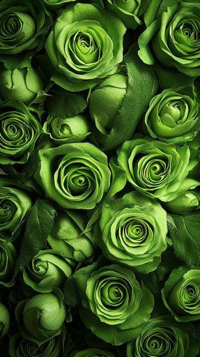 Green rose background, wallpaper for mobile phone screen