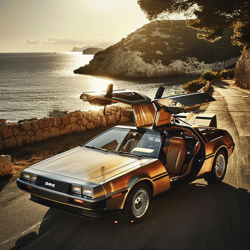 Luxury yacht-themed 1981 car, wood paneling, sail seats