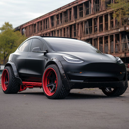 Dubs tires for Tesla Model Y