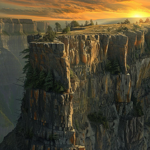 The Green Mountains: rugged cliffs and deep valleys