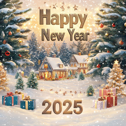 2025 New Year's greeting card