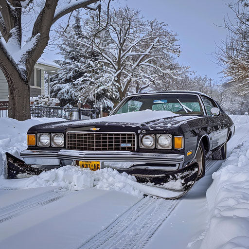 1976 Malibu Classic cool with snow plow