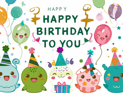 Enrich Articles with Engaging Happy Birthday Emoji Graphics