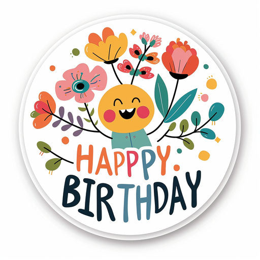 Floral birthday wishes