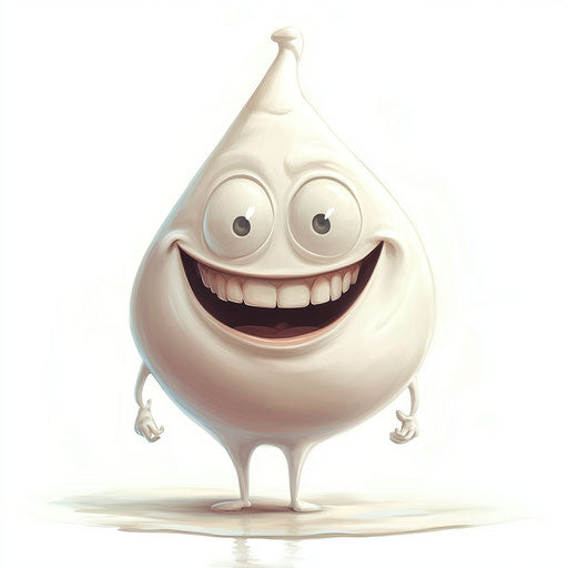 Colorful Drop Caricature Clipart Art